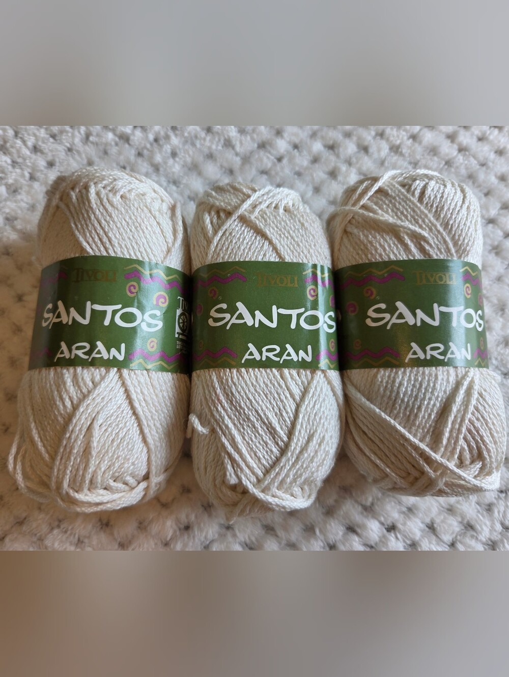 SANTOS TIVOLI COTTON YARN MADE IN IRELAND